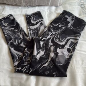 DKNY marble sport leggings size Small